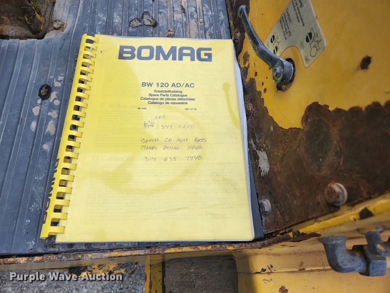 image for item KE9843 Bomag BW120AD  double drum vibratory roller