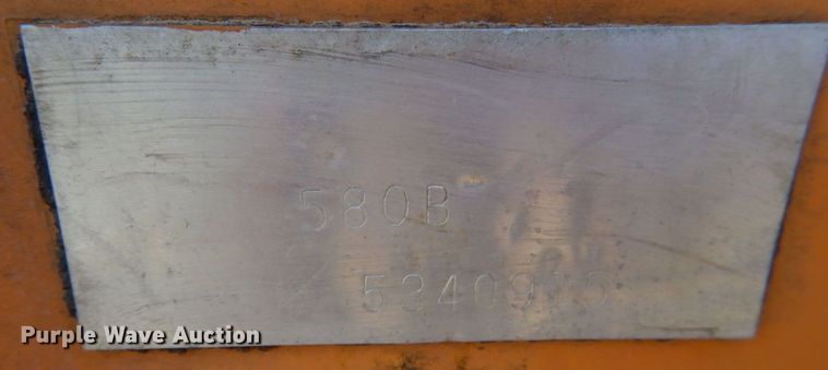 image for item KP9181 1975 Case 580B  backhoe