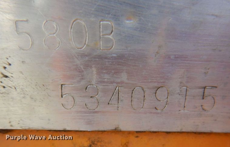 image for item KP9181 1975 Case 580B  backhoe