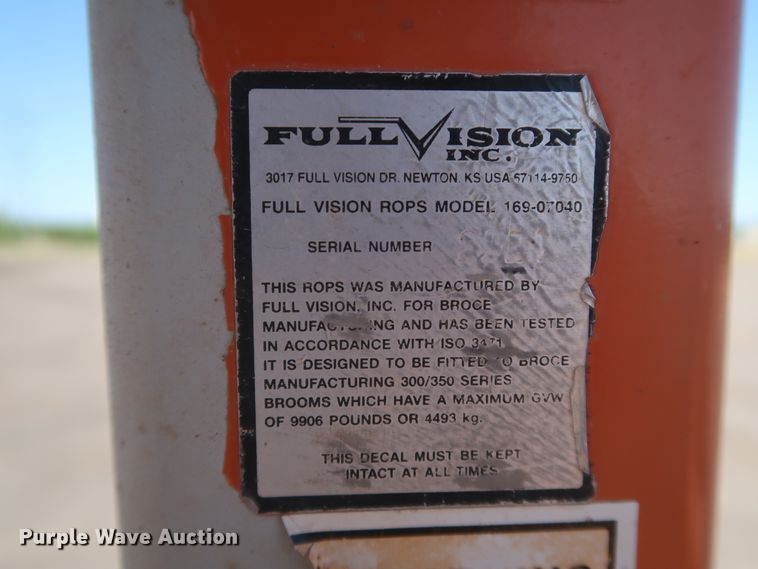 image for item KR9762 2007 Broce RJ350  broom