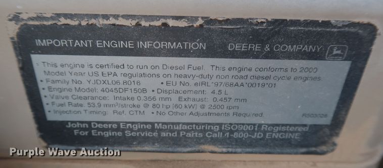 image for item KR9763 2001 Broce RJ350  broom