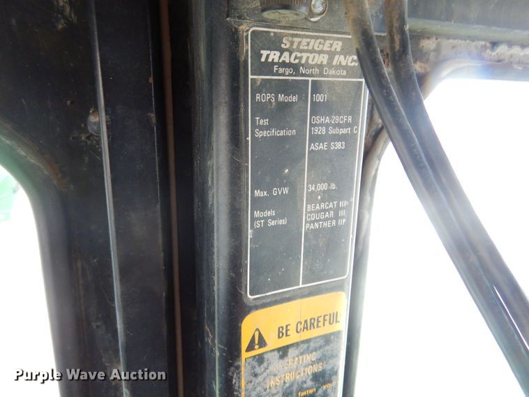 image for item KT9088 1978 Steiger Panther III ST325  4WD tractor