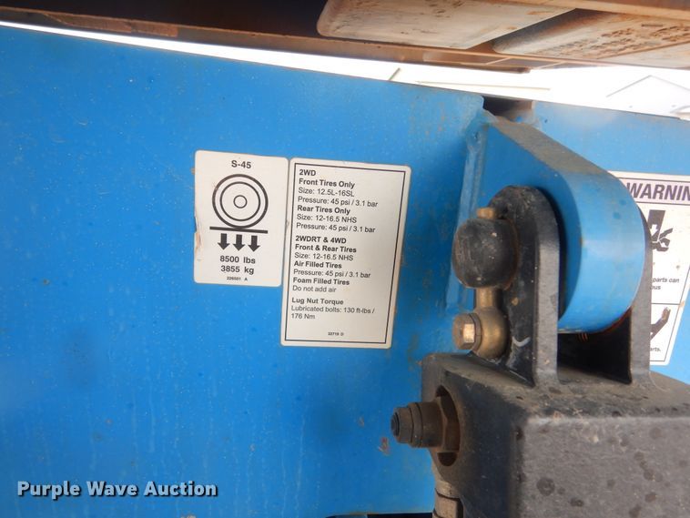 image for item KT9097 2011 Genie S45  boom lift