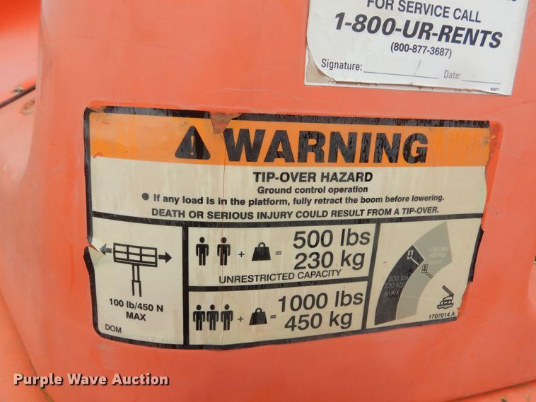 image for item KT9098 2007 JLG 400S  boom lift