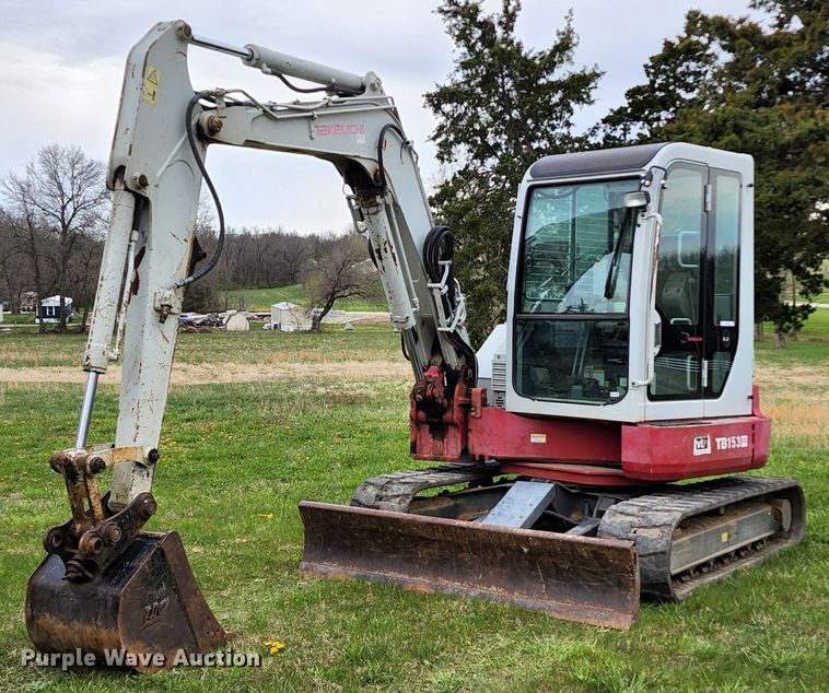 image for item KT9786 Takeuchi TB153FR  mini excavator