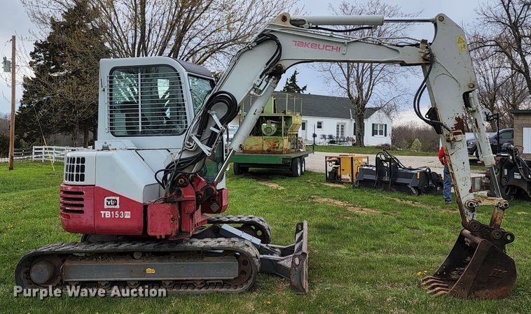 image for item KT9786 Takeuchi TB153FR  mini excavator