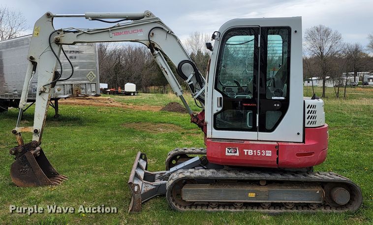 image for item KT9786 Takeuchi TB153FR  mini excavator