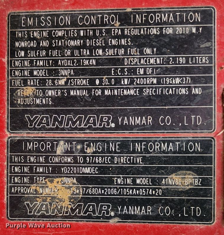 image for item KT9786 Takeuchi TB153FR  mini excavator