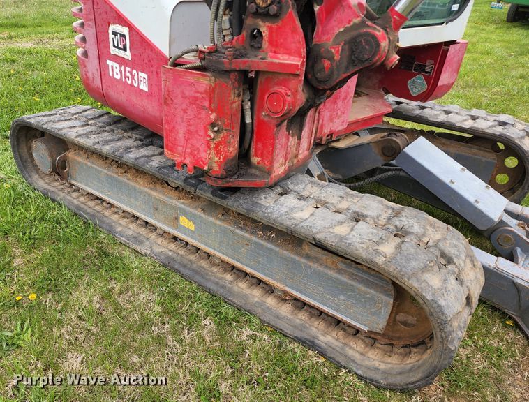 image for item KT9786 Takeuchi TB153FR  mini excavator