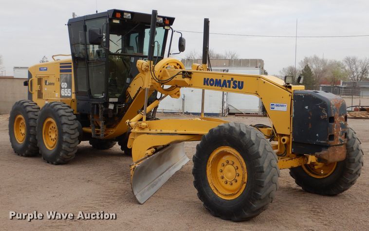 image for item LJ9964 2007 Komatsu GD655-3E0  motor grader
