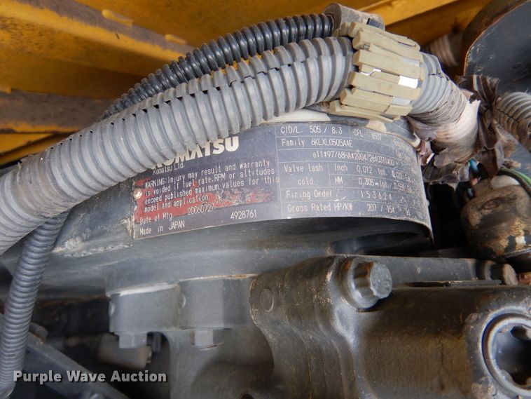 image for item LJ9964 2007 Komatsu GD655-3E0  motor grader