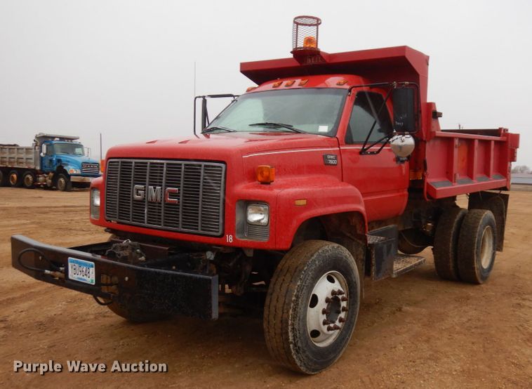 image for item MF9534 1997 GMC C7500  dump truck