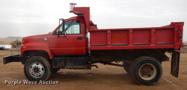 image for item MF9534 1997 GMC C7500  dump truck
