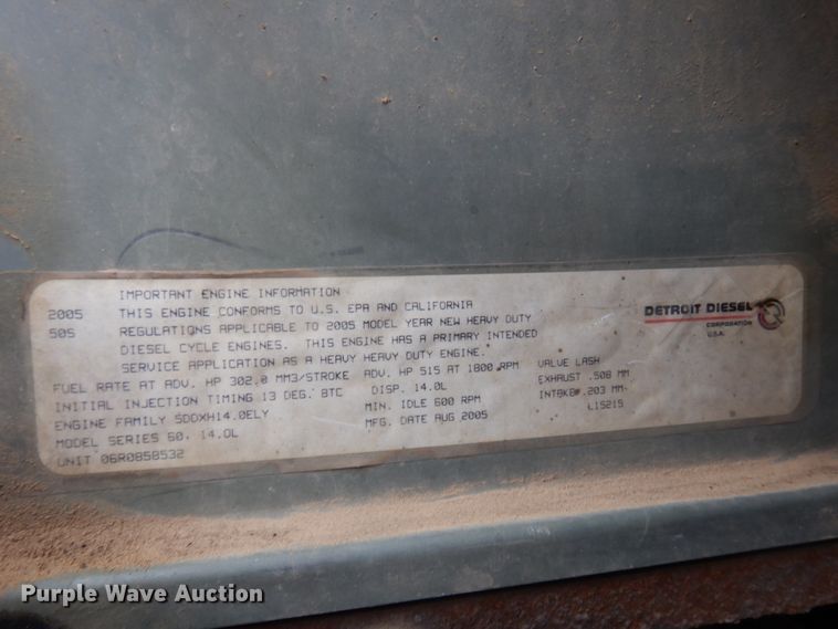 image for item MF9535 2006 Sterling AT9500  dump truck