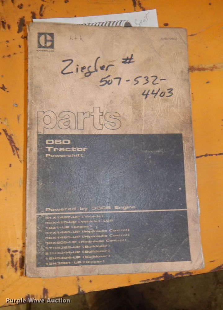image for item MF9538 1983 Caterpillar D6D  dozer