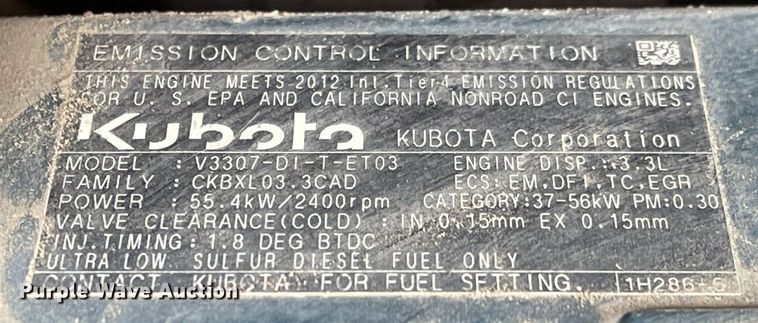 image for item MJ9575 2013 Bobcat T630  tracked skid steer loader