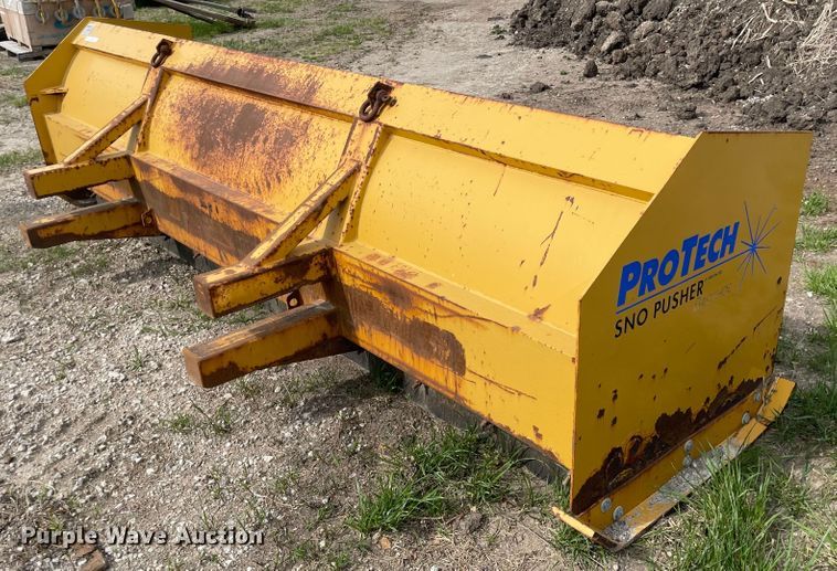 image for item MJ9621 Protech SP12B  12' W wheel loader snow pusher