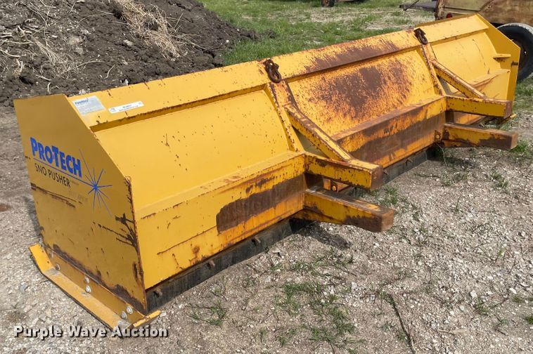 image for item MJ9621 Protech SP12B  12' W wheel loader snow pusher