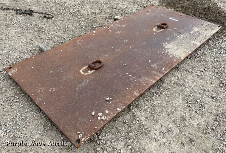 image for item MJ9635 (2) steel road plates