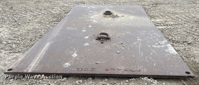 image for item MJ9635 (2) steel road plates