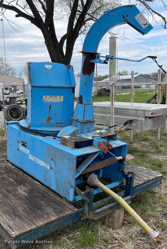image for item MJ9636 Goossen  bale chopper