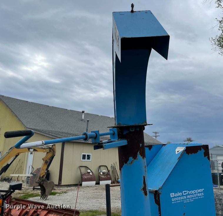 image for item MJ9636 Goossen  bale chopper