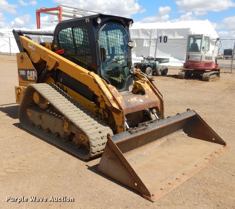 image for item MY9012 2016 Caterpillar 299D2  tracked skid steer loader