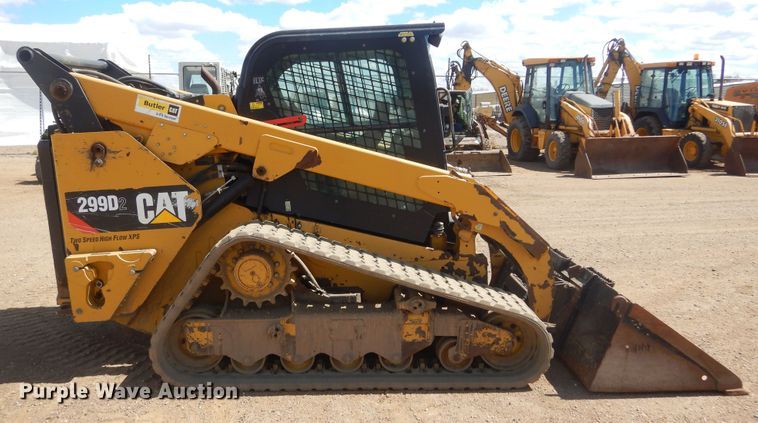 image for item MY9012 2016 Caterpillar 299D2  tracked skid steer loader