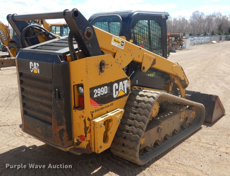 image for item MY9012 2016 Caterpillar 299D2  tracked skid steer loader
