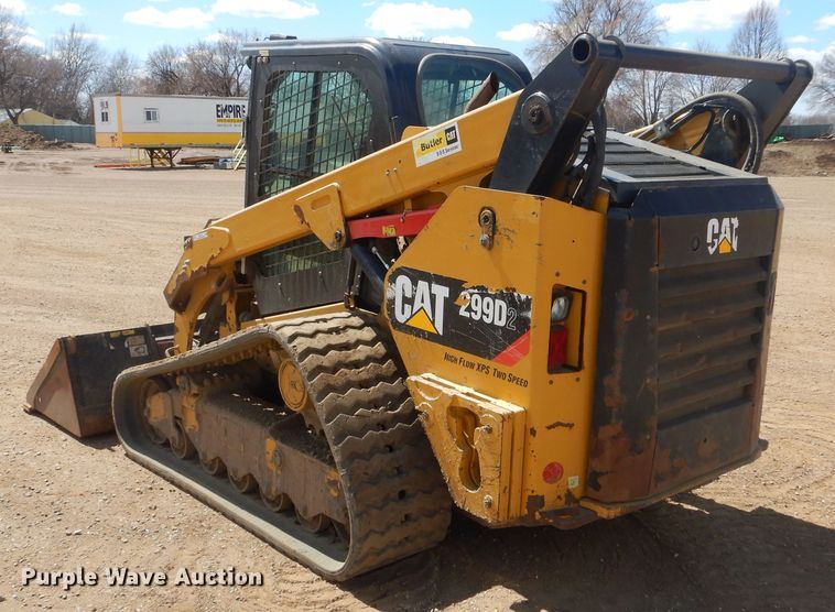 image for item MY9012 2016 Caterpillar 299D2  tracked skid steer loader
