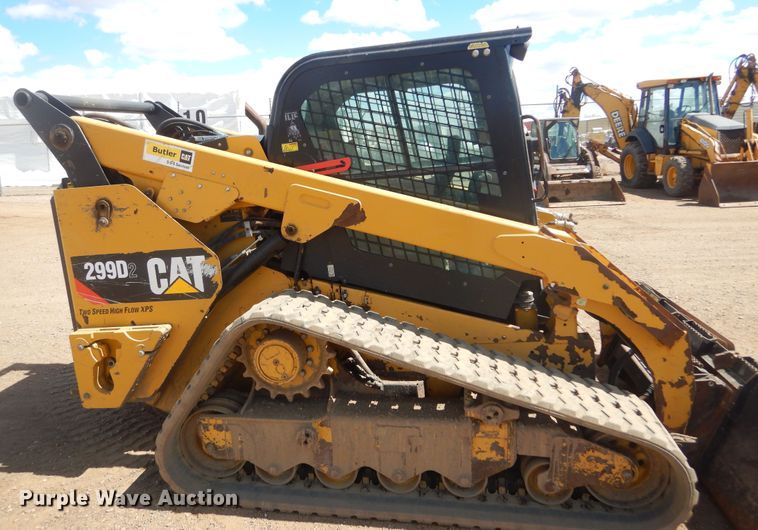 image for item MY9012 2016 Caterpillar 299D2  tracked skid steer loader