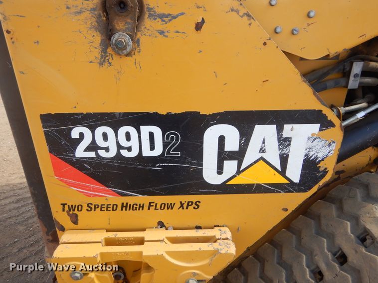 image for item MY9012 2016 Caterpillar 299D2  tracked skid steer loader