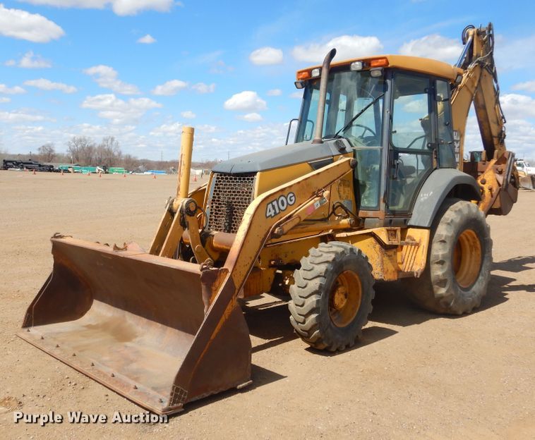 image for item MY9014 John Deere 410G  backhoe