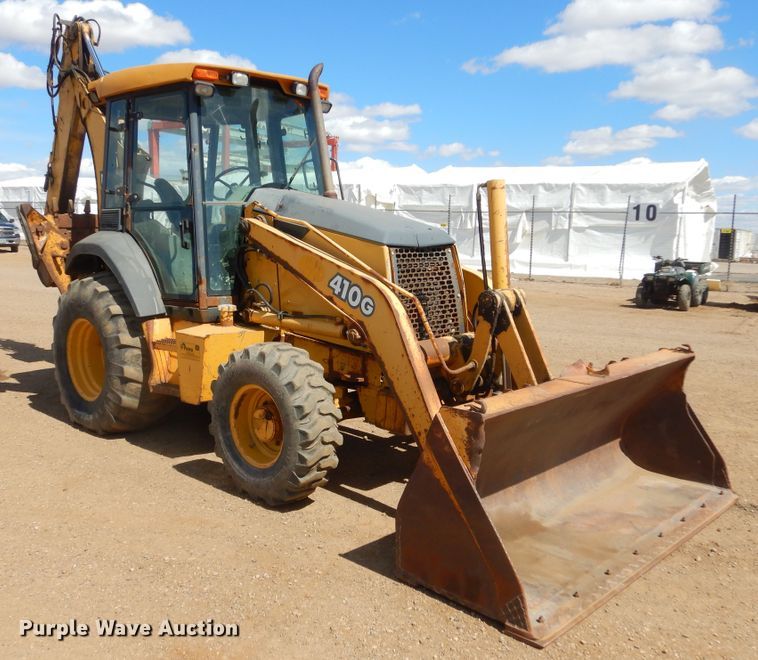 image for item MY9014 John Deere 410G  backhoe