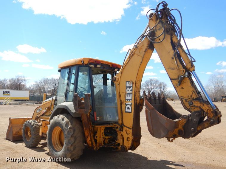 image for item MY9014 John Deere 410G  backhoe