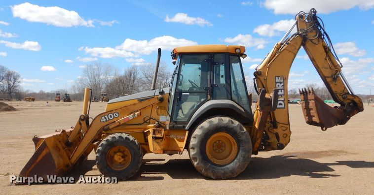 image for item MY9014 John Deere 410G  backhoe