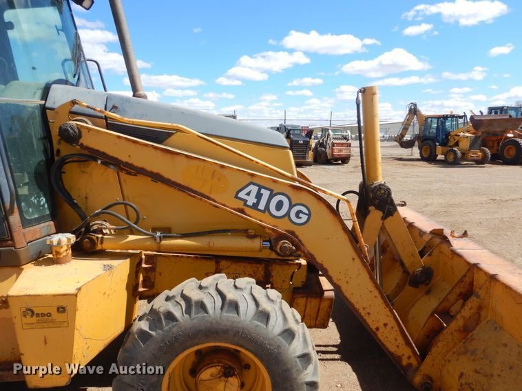 image for item MY9014 John Deere 410G  backhoe