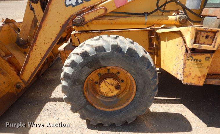 image for item MY9014 John Deere 410G  backhoe