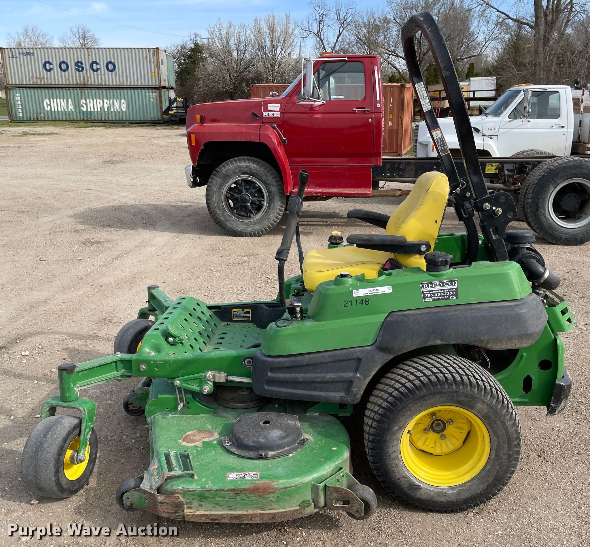 John Deere Z850A ZTR lawn mower in Wamego, KS Item MJ9545 sold