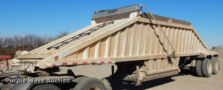 image for item DF0028 2012 Construction Trailer Specialist  bottom dump trailer