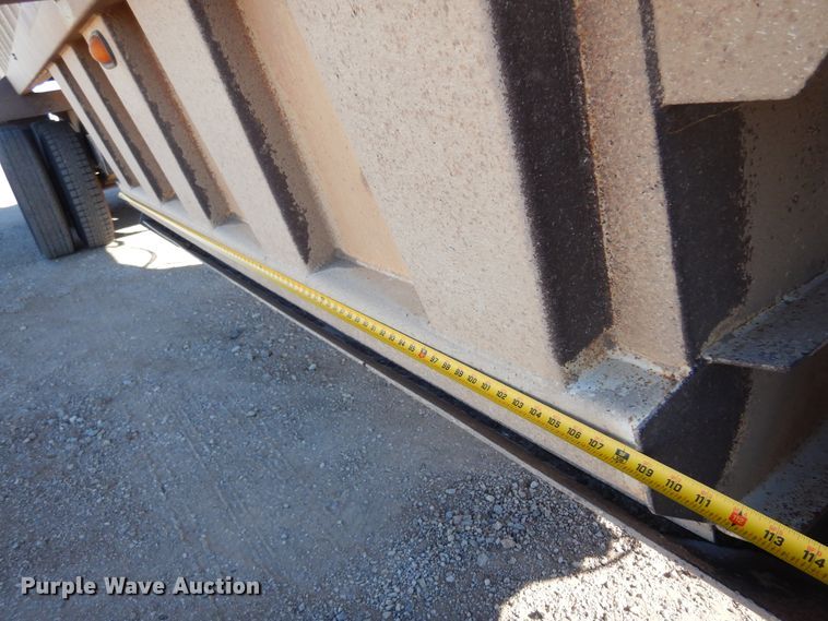 image for item DF0028 2012 Construction Trailer Specialist  bottom dump trailer