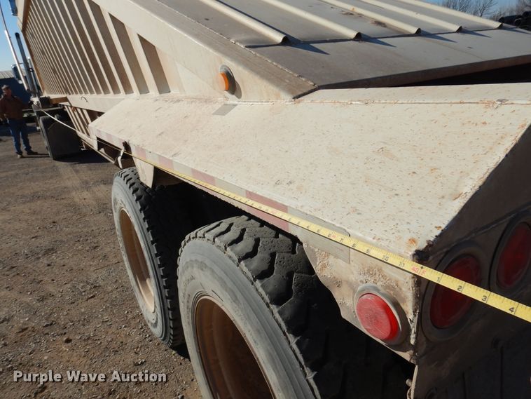 image for item DF0028 2012 Construction Trailer Specialist  bottom dump trailer