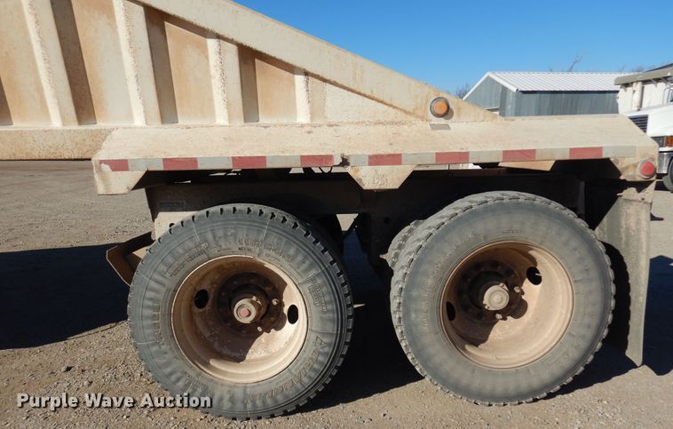 image for item DF0028 2012 Construction Trailer Specialist  bottom dump trailer