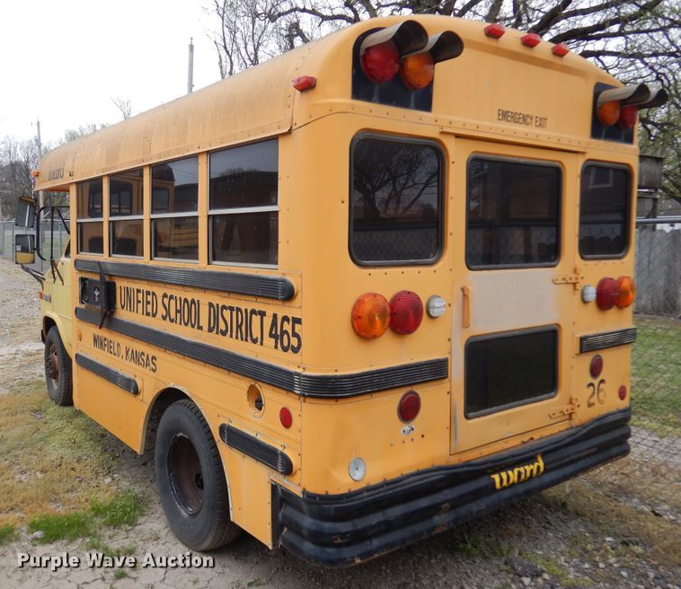 image for item DH3619 1991 GMC Vandura G3500  school bus