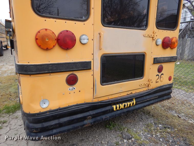 image for item DH3619 1991 GMC Vandura G3500  school bus