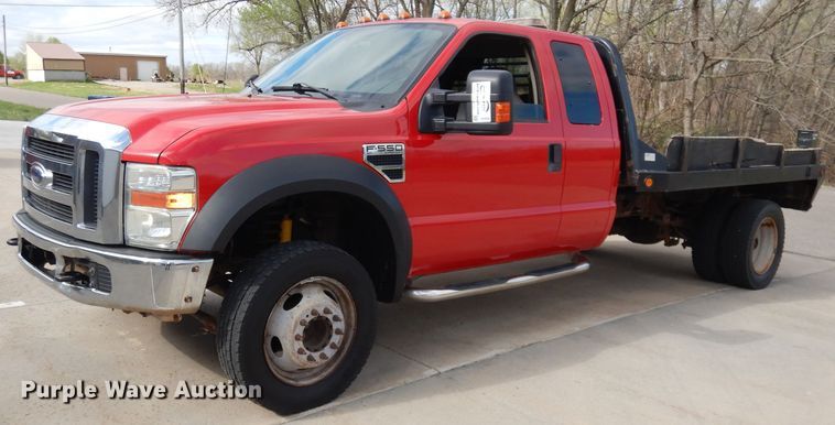 image for item DH8990 2010 Ford F550 Super Duty XLT  flatbed truck