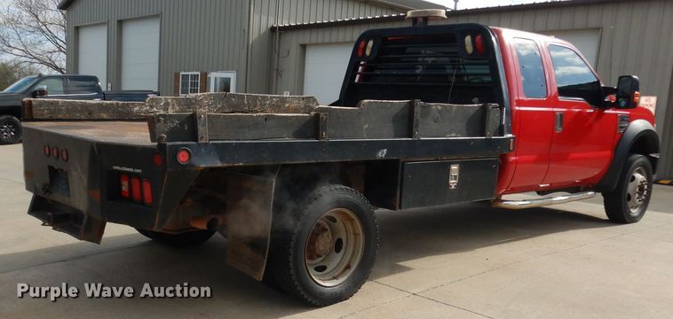 image for item DH8990 2010 Ford F550 Super Duty XLT  flatbed truck