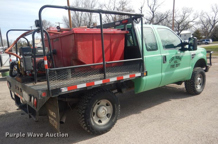 image for item DJ1313 2008 Ford F250 Super Duty XL  SuperCab brush fire truck