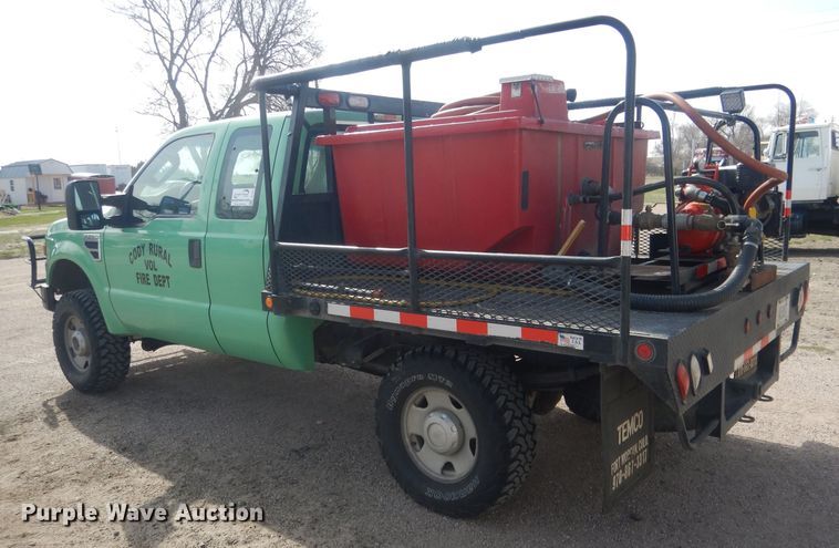 image for item DJ1313 2008 Ford F250 Super Duty XL  SuperCab brush fire truck