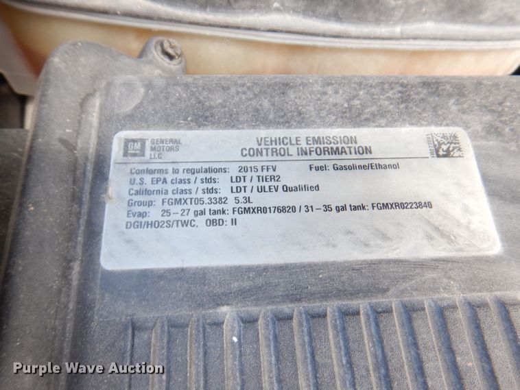 image for item DM6046 2015 Chevrolet Tahoe  SUV